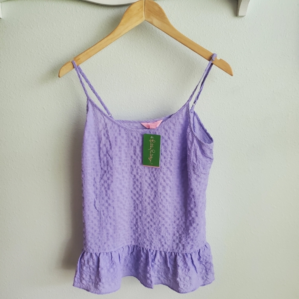 SOLD 💜 Lilly Pulitzer purple tank top S nwt